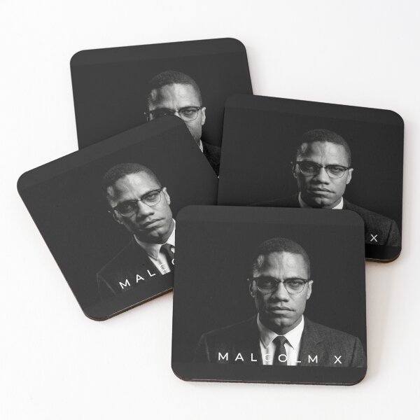 Item preview, Malcolm X: By Any Means Necessary – Fine Art Portrait designed and sold by UrbanApparel.
