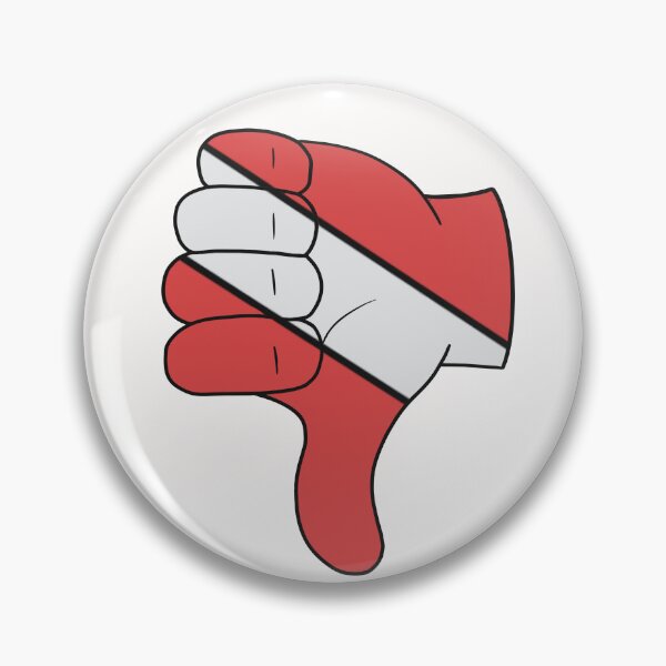 Item preview, "Let's Descend" Scuba Divers Thumbs Down designed and sold by carryonmags.