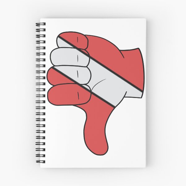 Item preview, "Let's Descend" Scuba Divers Thumbs Down designed and sold by carryonmags.