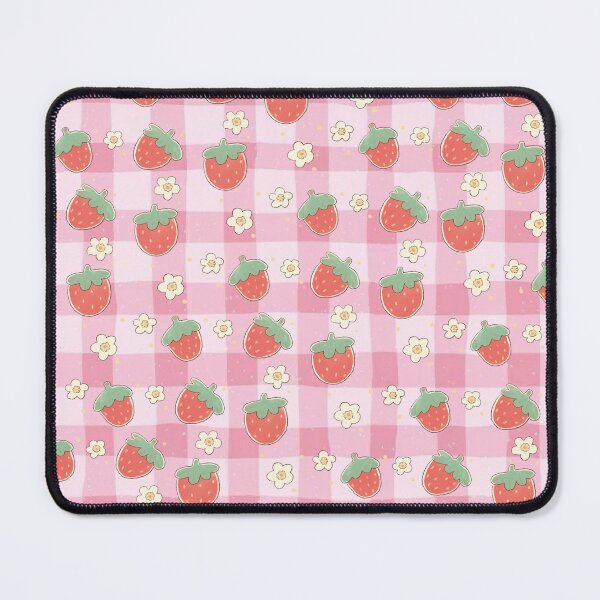 Item preview, plaided strawberry designed and sold by peac3made.