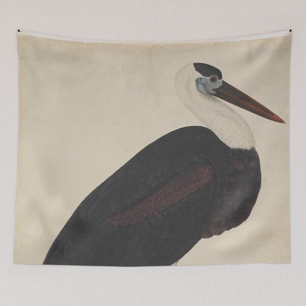 Item preview, Black Stork in a Landscape 1780 designed and sold by AnimaliaStar.