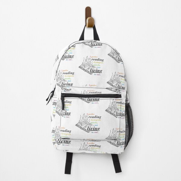 Item preview, I prefer reading dystopian novels, not living in one  designed and sold by Librarian Lauren.