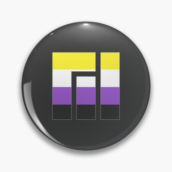Item preview, Manjaro Linux Nonbinary Pride Sticker – LGBTQ Open Source Decal designed and sold by PenguinPowered.