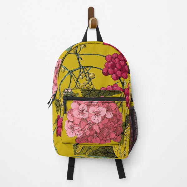 Item preview, Artsy Spring Florals with Bright Blooms and Chartreuse Back designed and sold by TheBohemianLark.