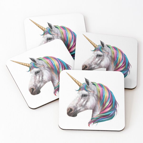 Item preview, Magical Cute Unicorn Rainbow Fantasy Kawaii designed and sold by MAGDY CANVAS.