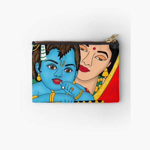 Item preview, Lord Krishna Divine Art – Hindu Spiritual Illustration of the Flute Player designed and sold by Harshit_Digital_Arts.