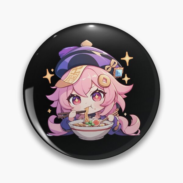 Item preview, Dori Genshin Impact Kawaii Chibi Ramen Noodles Sparkle Snack Time designed and sold by mildaclairmo.
