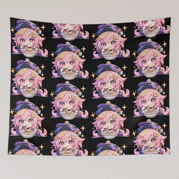 Item preview, Dori Genshin Impact Kawaii Chibi Ramen Noodles Sparkle Snack Time designed and sold by mildaclairmo.