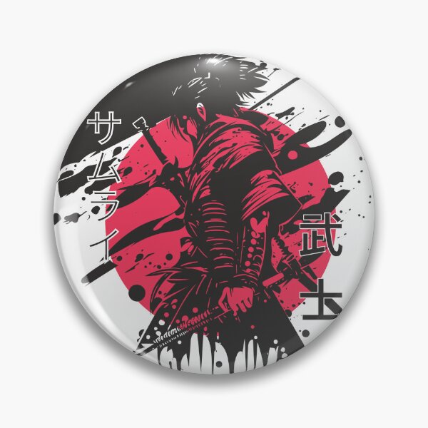 Item preview, Lone Samurai Blood Moon Illustration designed and sold by Desikhanna123.