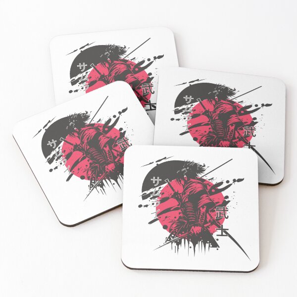 Item preview, Lone Samurai Blood Moon Illustration designed and sold by Desikhanna123.