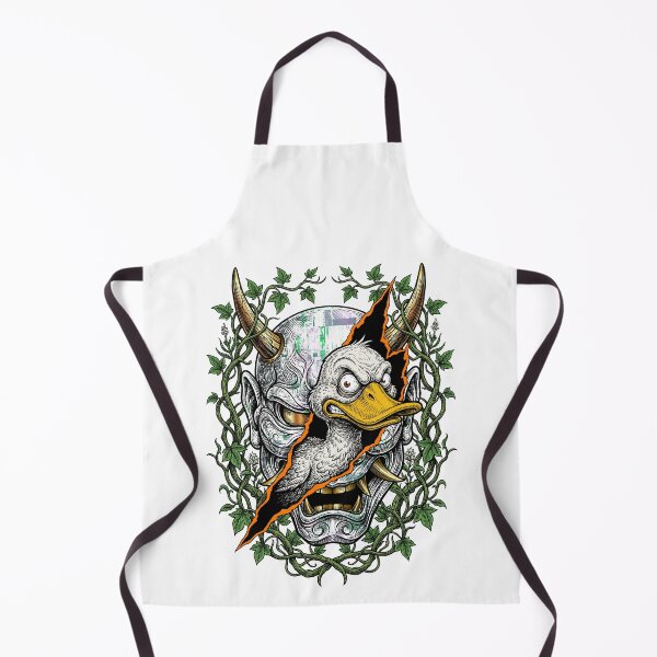 Item preview, The duck in the Oni mask designed and sold by krabbaraban.