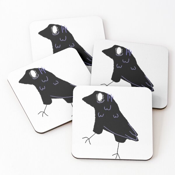 Item preview, Frightened Crow Doodle designed and sold by LemonMeowyy.