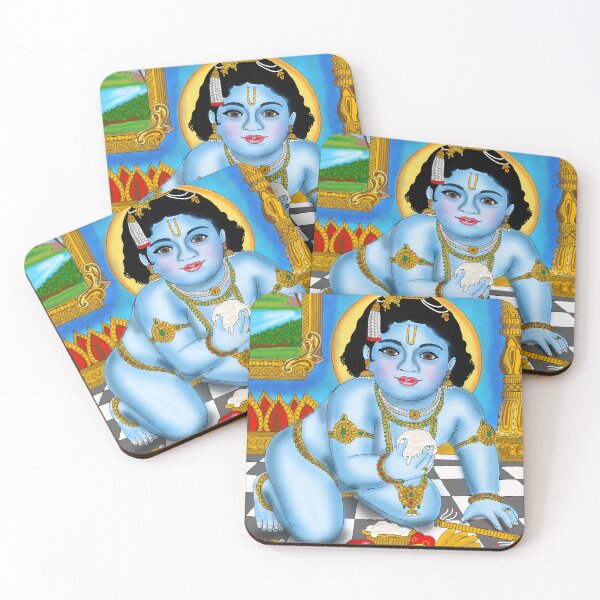 Item preview, Lord Krishna Cultural Art – Hindu Devotional Illustration designed and sold by Harshit_Digital_Arts.