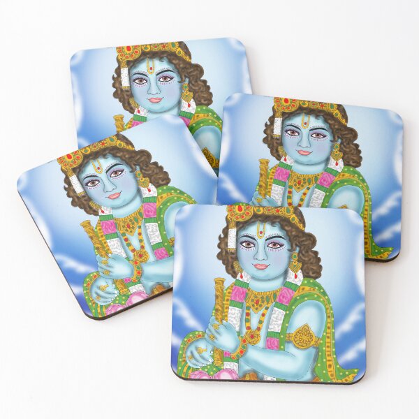 Item preview, Krishna Divine Design – Spiritual Hindu God Artwork designed and sold by Harshit_Digital_Arts.