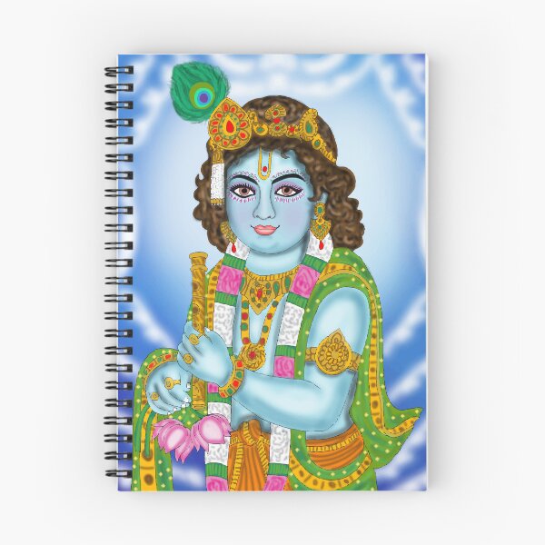 Item preview, Krishna Divine Design – Spiritual Hindu God Artwork designed and sold by Harshit_Digital_Arts.
