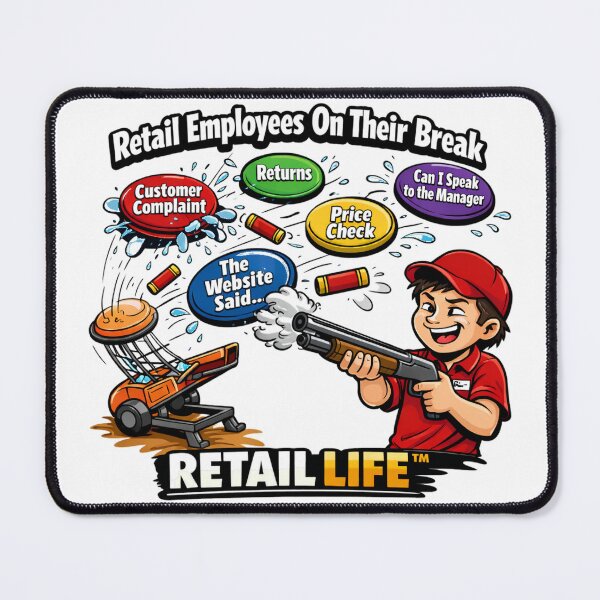 Item preview, Retail Employees On Thier Break designed and sold by ElectricReality.