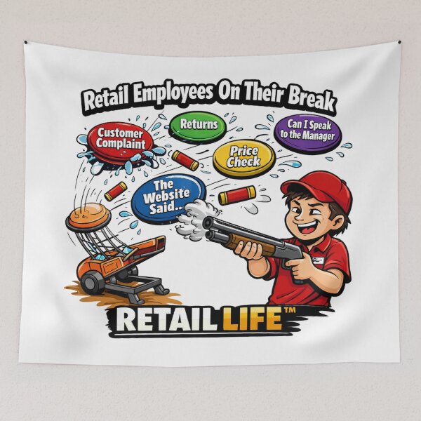 Item preview, Retail Employees On Thier Break designed and sold by ElectricReality.