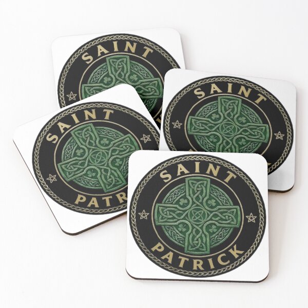 Item preview, Saint Patrick Celtic Cross Irish Knotwork Design designed and sold by MuggyandMo.