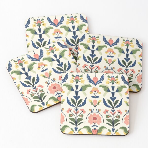 Item preview, Spring Botanical Abstract Mandala Style designed and sold by TheBohemianLark.