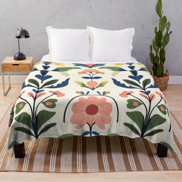 Item preview, Spring Botanical Abstract Mandala Style designed and sold by TheBohemianLark.