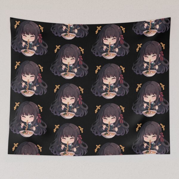 Item preview, Takina Inoue Lycoris Recoil Chibi Ramen Slurp Cute Happy Sparkle designed and sold by mildaclairmo.