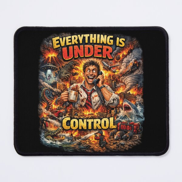 Item preview, Everything Is Under Control Funny Chaos T-Shirt – Sarcastic Disaster Humor designed and sold by 486DesignCo.