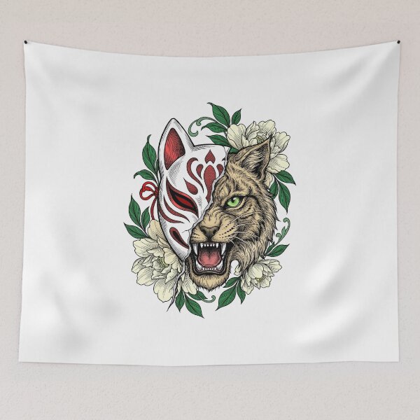 Item preview, The lynx in the Kitsune mask designed and sold by krabbaraban.