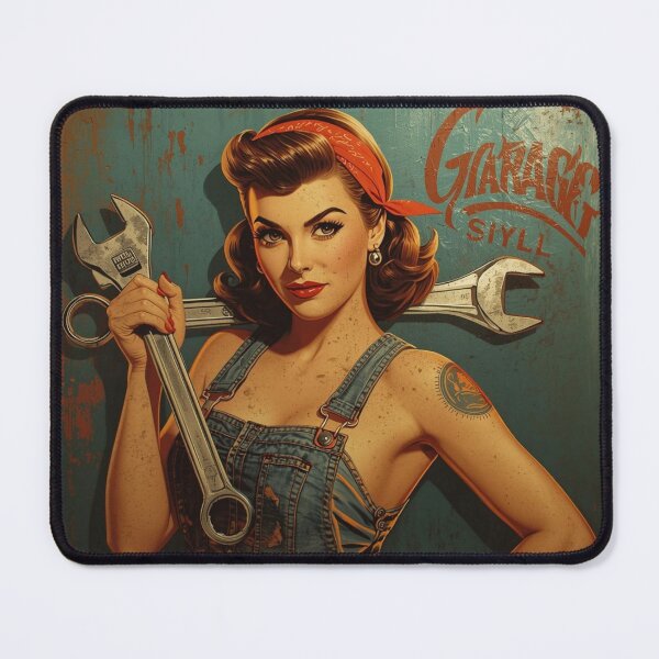 Item preview, Garage Rockabilly designed and sold by SunPeachRetro.