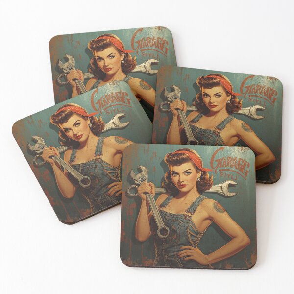 Item preview, Garage Rockabilly designed and sold by SunPeachRetro.