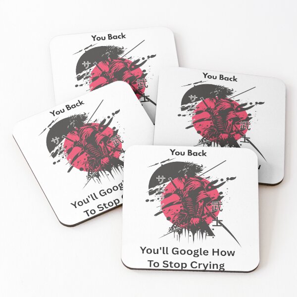 Item preview, “Never Hurt Me If I Hurt You Back You’ll Google How to Stop Crying” – Funny Quote Wall Poster designed and sold by Sandyplus.