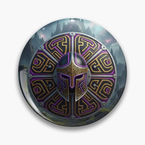 Item preview, Mythic Shield Guardian - Epic Fantasy Crest" designed and sold by Dzblack.