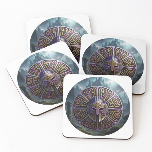Item preview, Mythic Shield Guardian - Epic Fantasy Crest" designed and sold by Dzblack.