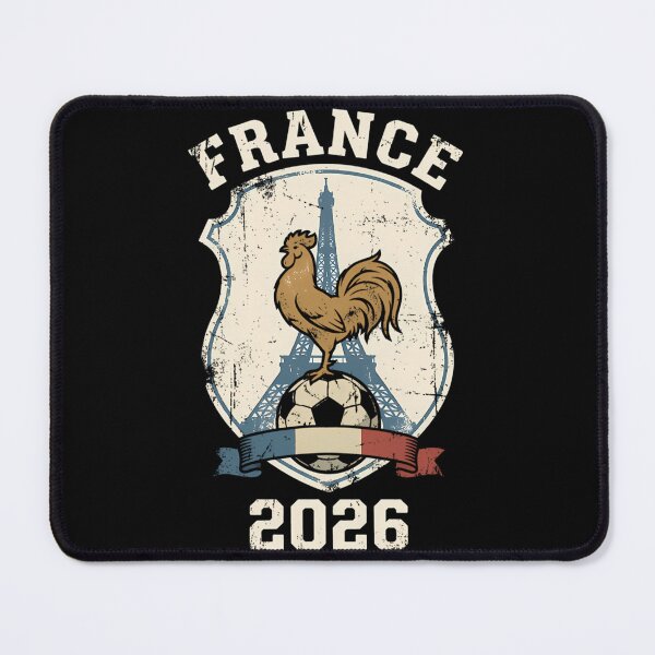 Item preview, France 2026 Football Crest With Rooster designed and sold by donwolfonline.