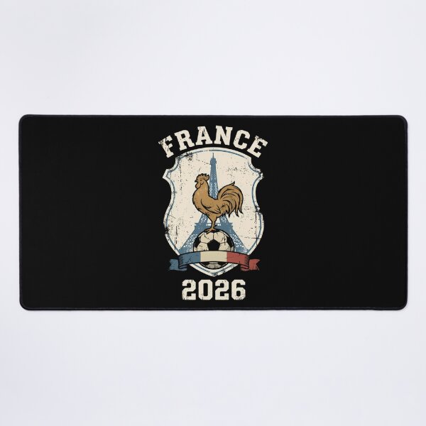 Item preview, France 2026 Football Crest With Rooster designed and sold by donwolfonline.