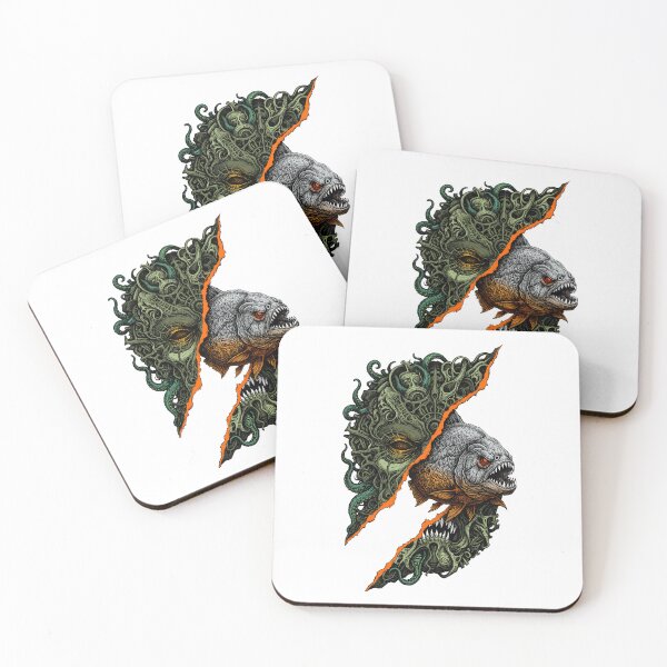 Item preview, Piranha in the Mask of Azathoth designed and sold by krabbaraban.
