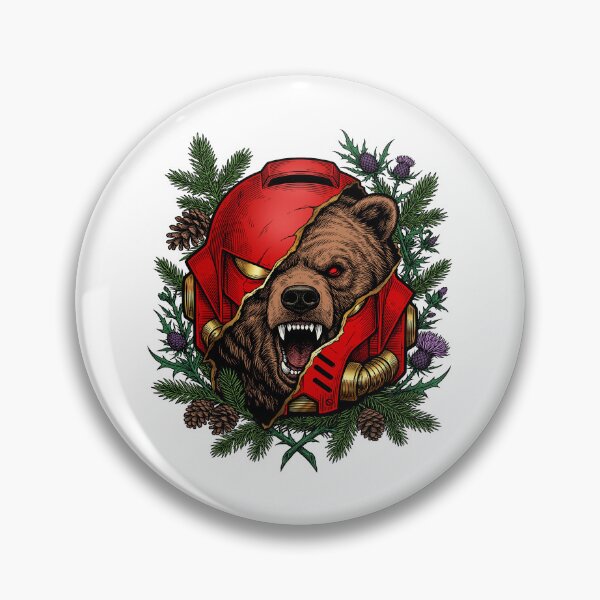 Item preview, A bear in a futuristic helmet designed and sold by krabbaraban.