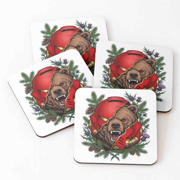 Item preview, A bear in a futuristic helmet designed and sold by krabbaraban.