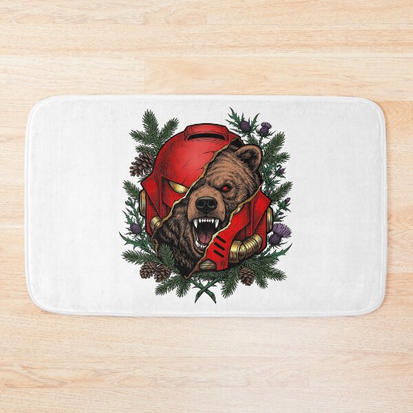 Item preview, A bear in a futuristic helmet designed and sold by krabbaraban.