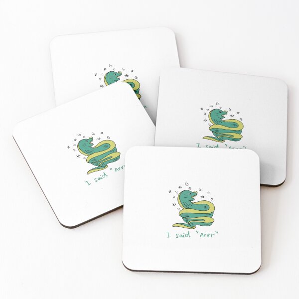 Item preview, Grumpy Moray Eel - I Said Arrr designed and sold by J-Mindful.