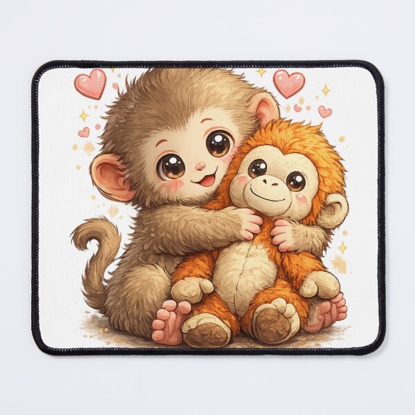 Item preview, Punch & His Plush – Cute Comfort Buddy designed and sold by ProDesigns-KM.