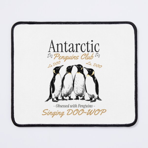 Item preview, Vintage Antarctic Penguins Club Singing Doo-Wop Essential T-Shirt  designed and sold by MKTreasures.