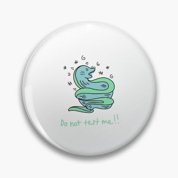 Item preview, Grumpy Moray Eel - Do Not Test Me designed and sold by J-Mindful.