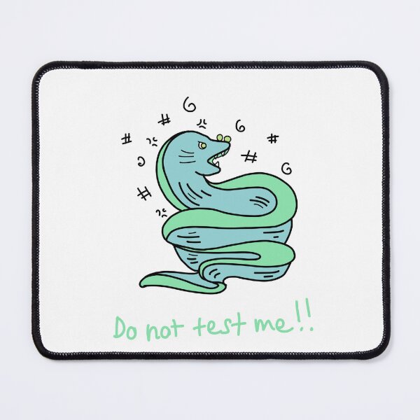 Item preview, Grumpy Moray Eel - Do Not Test Me designed and sold by J-Mindful.