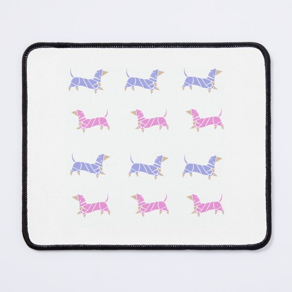 Item preview, Pink and blue dachshunds designed and sold by CrafterCrow.