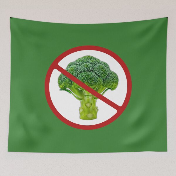 Item preview, Prohibited Sign Broccoli, Novelty Signage, Vegetables  designed and sold by AASparksDesigns.