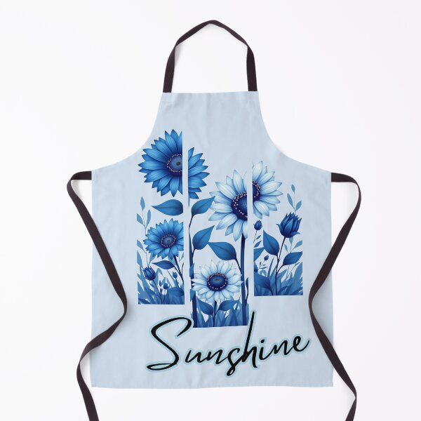 Item preview, Blue Sunshine: Luminous Sunflower Watercolor designed and sold by PriyaMagic.