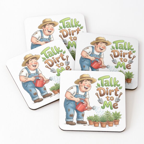 Item preview, spring Talk Dirt to Me Funny Gardening T-Shirt designed and sold by Uglyandcute.