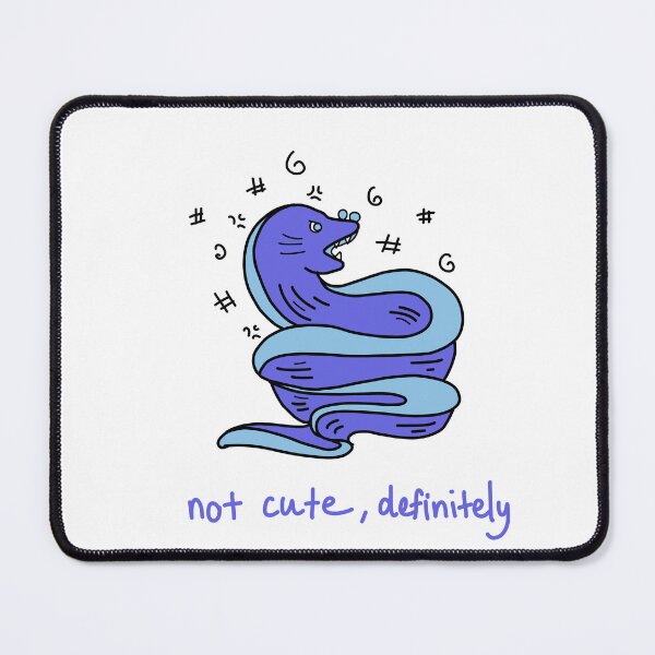 Item preview, Grumpy Moray Eel - Not Cute Definitely designed and sold by J-Mindful.