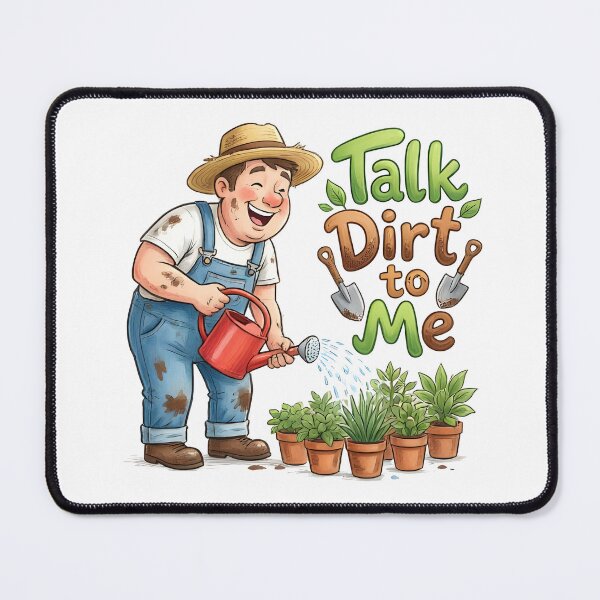 Item preview, spring Talk Dirt to Me Funny Gardening T-Shirt designed and sold by Uglyandcute.