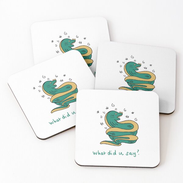 Item preview, Grumpy Moray Eel - What Did U Say? designed and sold by J-Mindful.